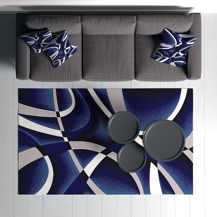 Conceptum Alfombra Woopamuk203 Azul Marino 120 x 180 cm